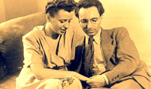 Viktor Frankl with his wife, Tilly, before they were transported to Auschwitz 