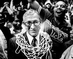 John Robert Wooden (October 14, 1910 – June 4, 2010) was an American basketball player and coach. Nicknamed the "Wizard of Westwood," as head coach at UCLA he won ten NCAA national championships in a 12-year period—seven in a row— an unprecedented feat